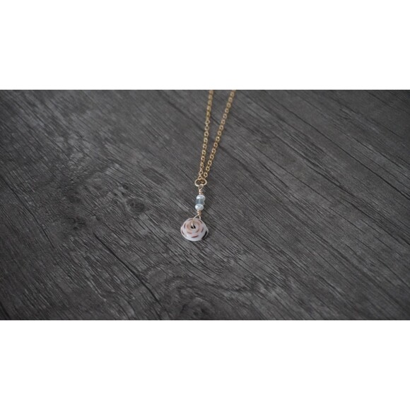 Hebrew Puka Shell Necklace - Picture 6 of 7